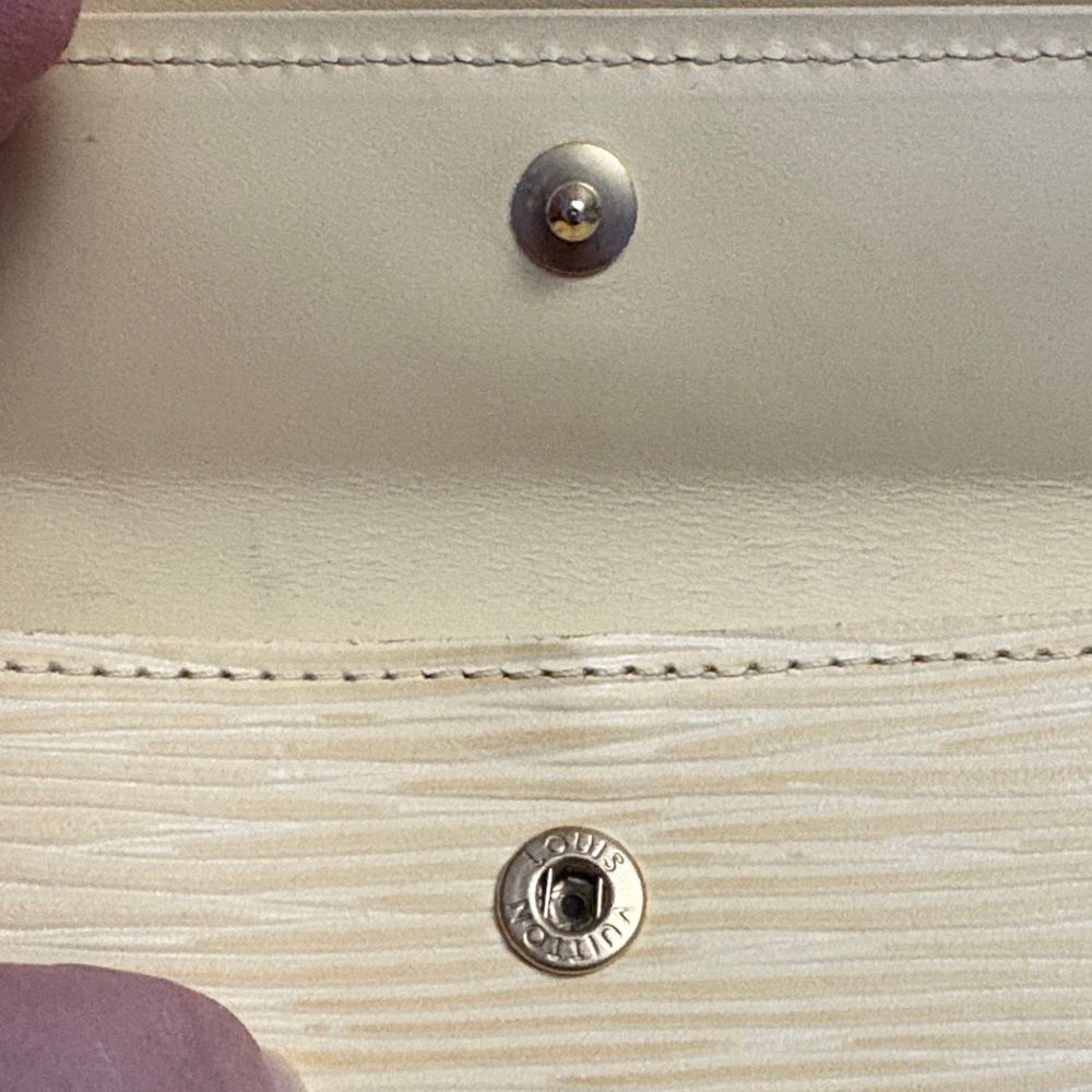 Louis Vuitton Portefeuille Elastique Trifold wallet Vanilla Epi Leather - Picture 12 of 15